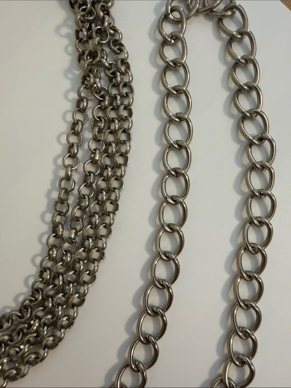 Silver Chain Belt Accessory - Picture 3 of 5